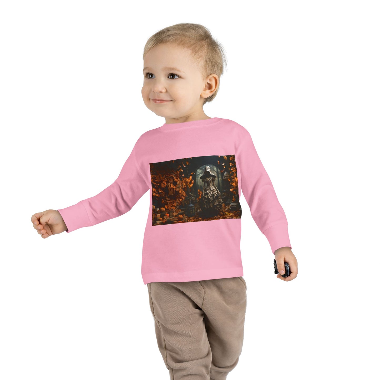 Halloween 2024 Series Print #7 Toddler Long Sleeve Tee