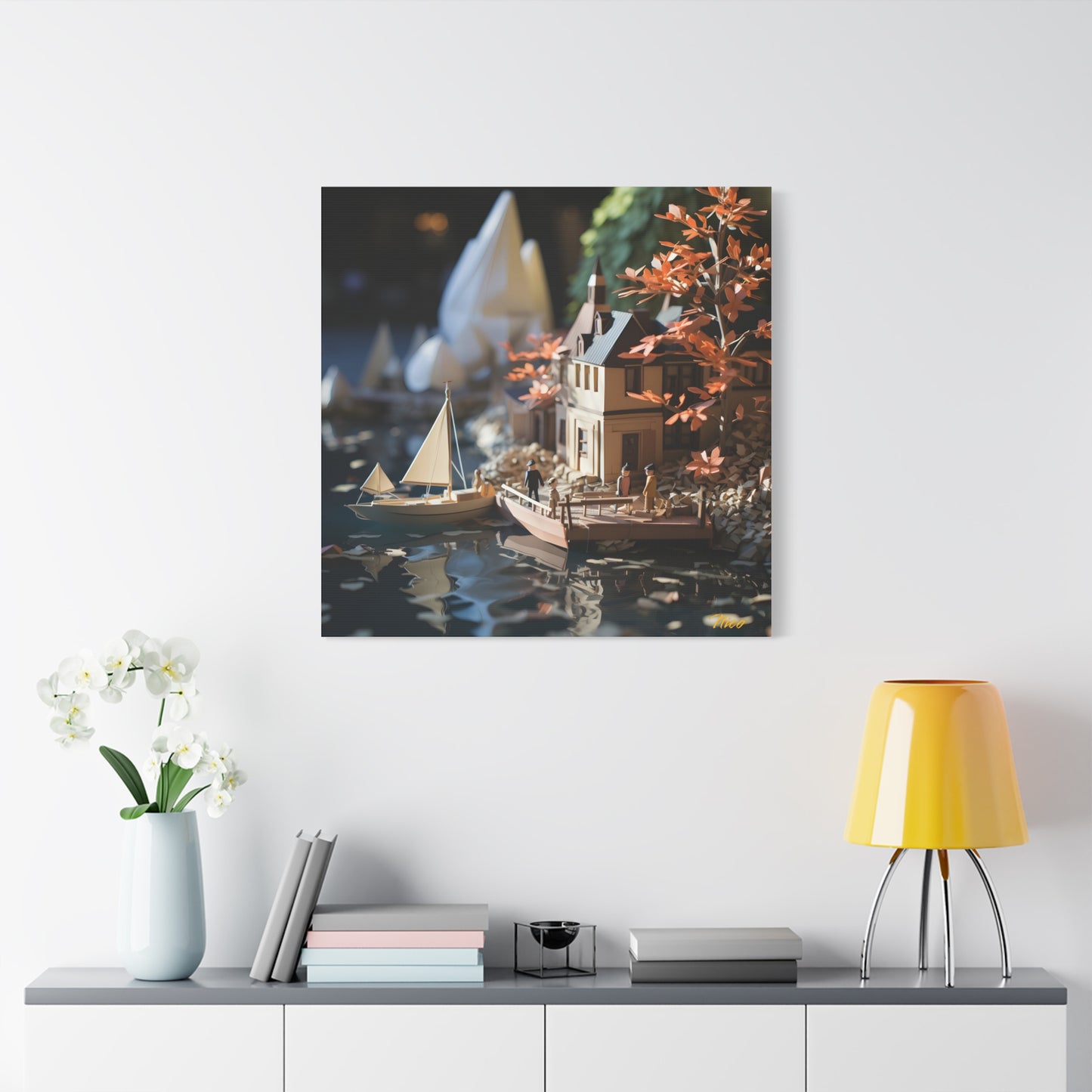 On The Docks By The Bay Series Print #9 - Streched Matte Canvas Print, 1.25" Thick