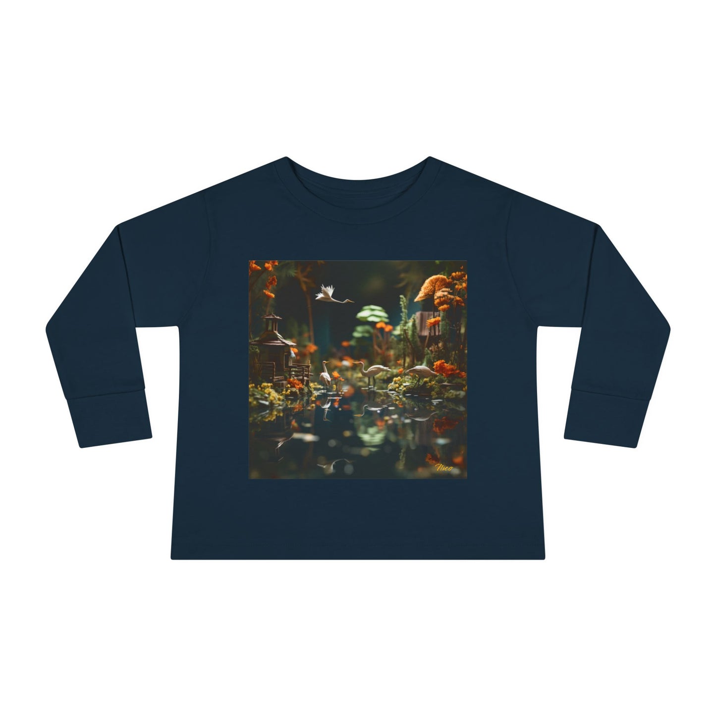 Born On A Bayou Series Print #6 Toddler Long Sleeve Tee