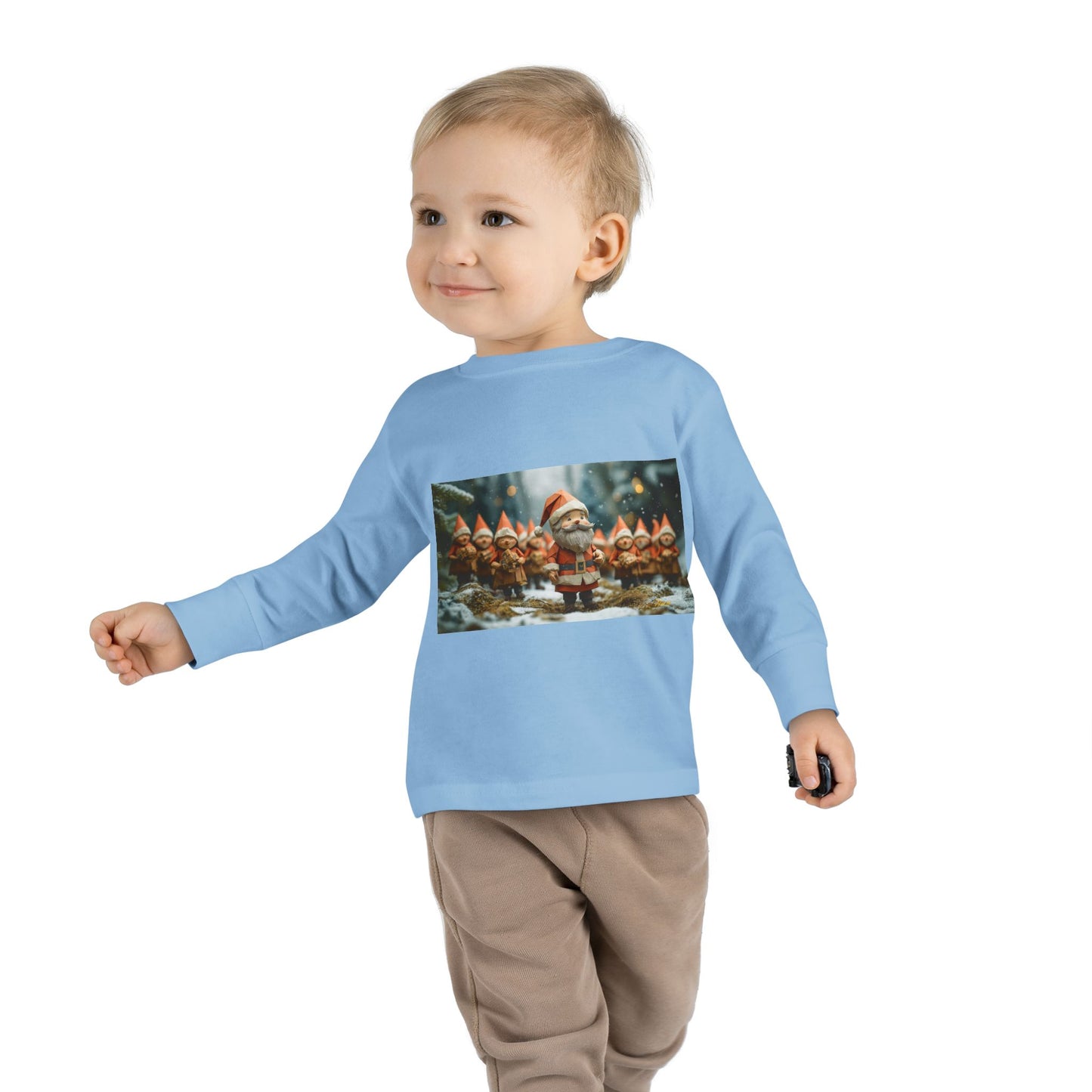 Chirstmas 2024 Series Print #4 Toddler Long Sleeve Tee