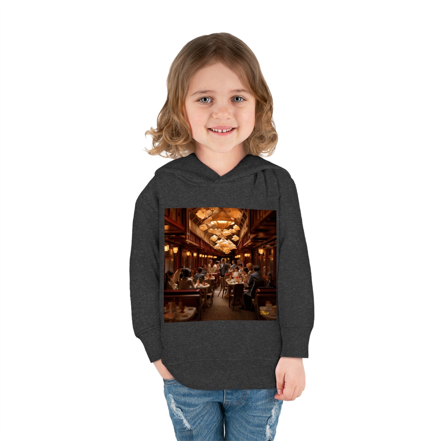 Orient Express Series Print #8 Toddler Pullover Fleece Hoodie