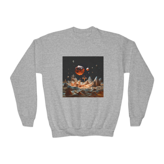 Elons' Dream Series Print #7 Youth Crewneck Sweatshirt