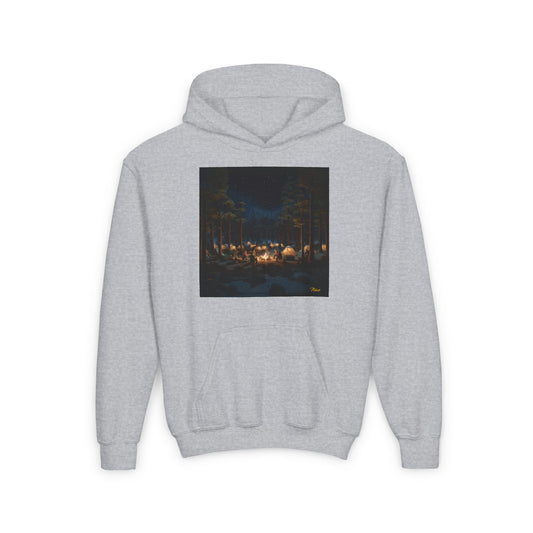 Under The Starry Skies Series Print #5 Youth Heavy Blend Hooded Sweatshirt