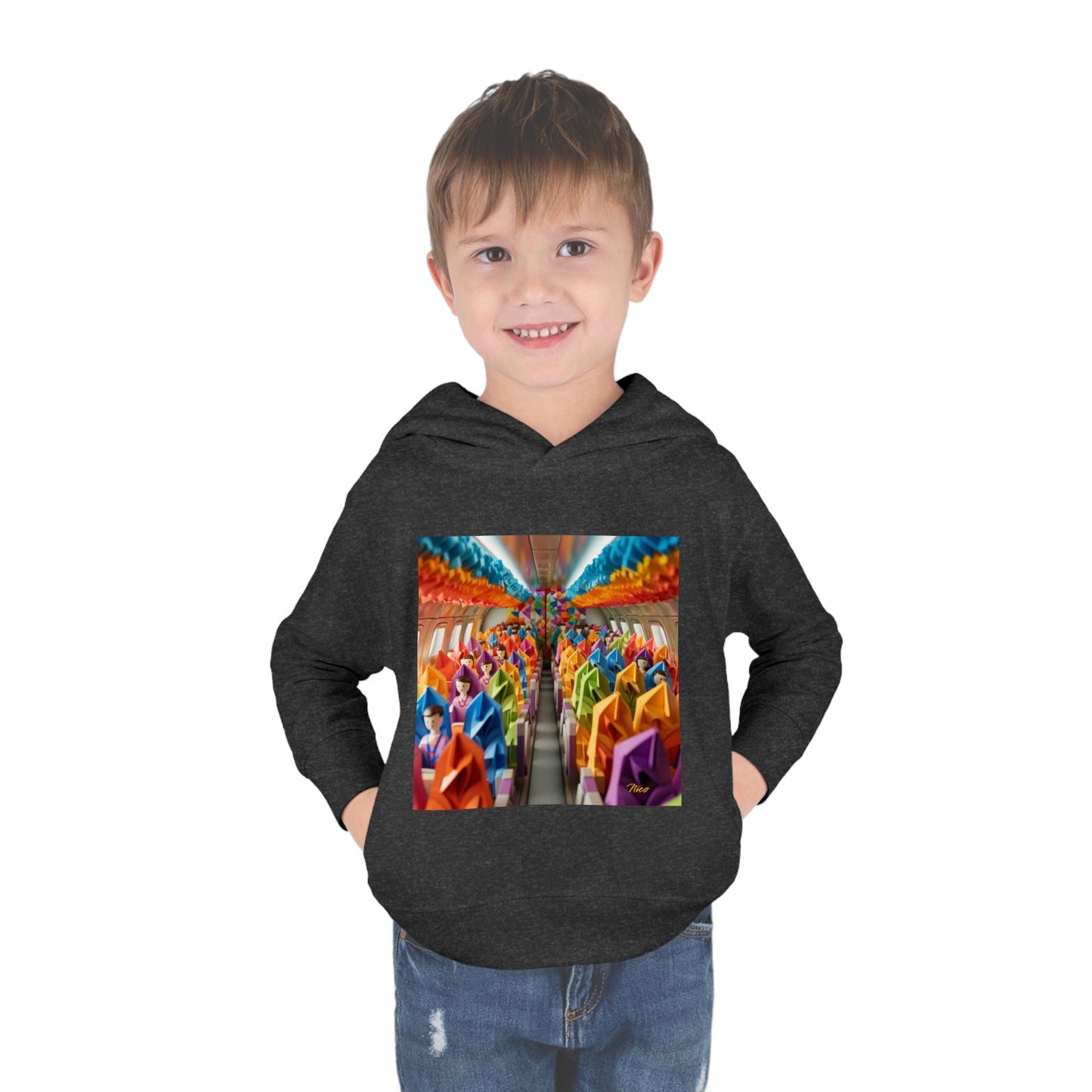 Frequent Flyer Miles Series Print #8 Toddler Pullover Fleece Hoodie