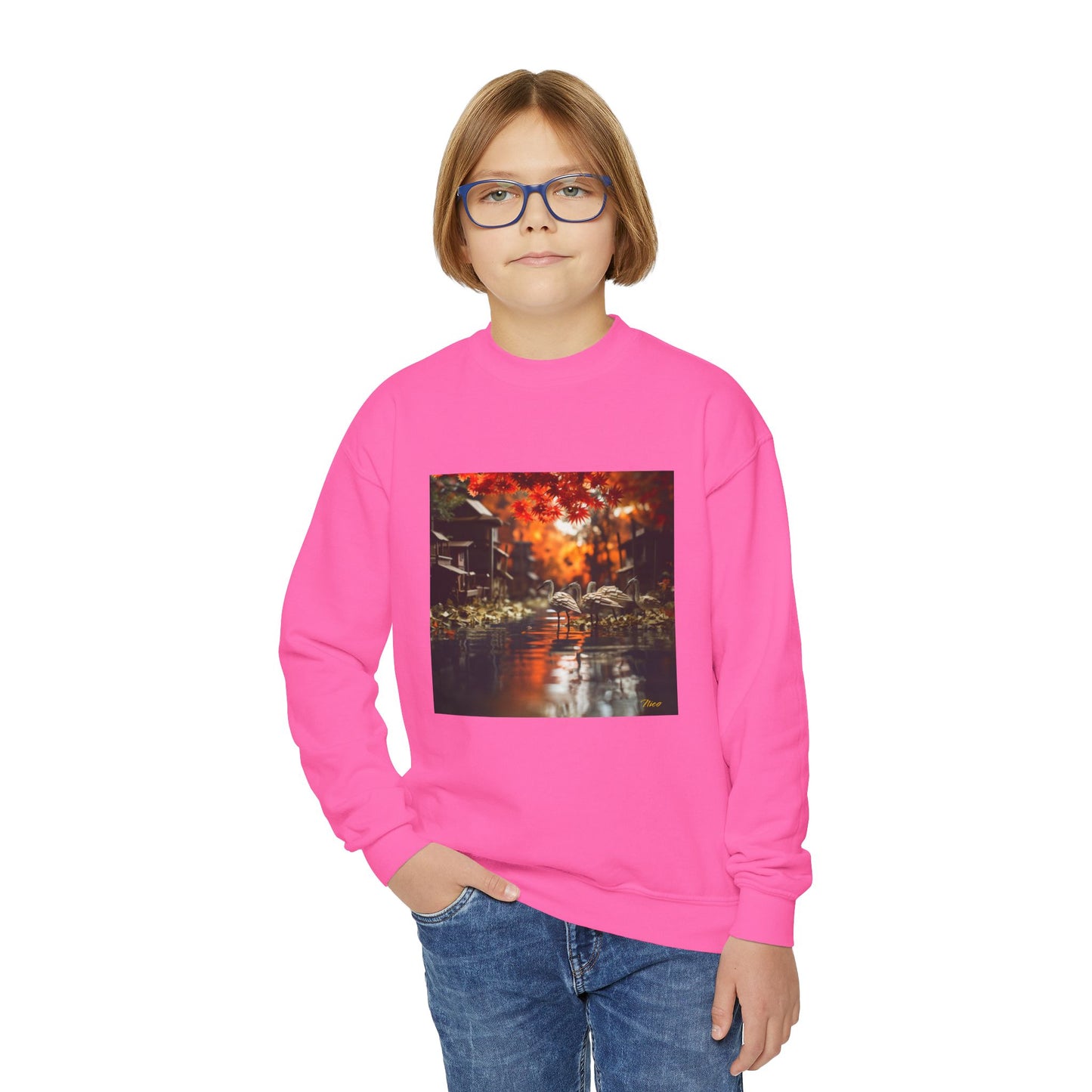 Born On A Bayou Series Print #8 Youth Crewneck Sweatshirt