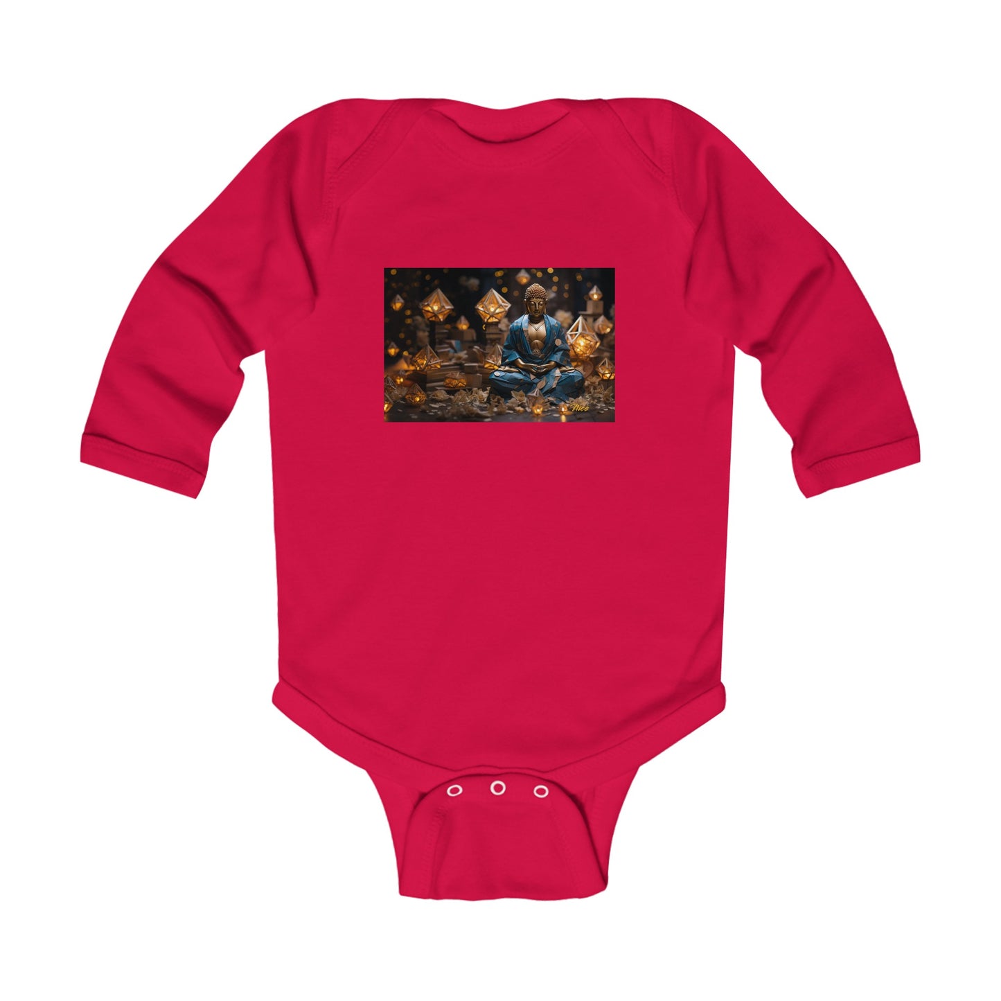 Ascending Buddah Series Print #3 Infant Long Sleeve Bodysuit