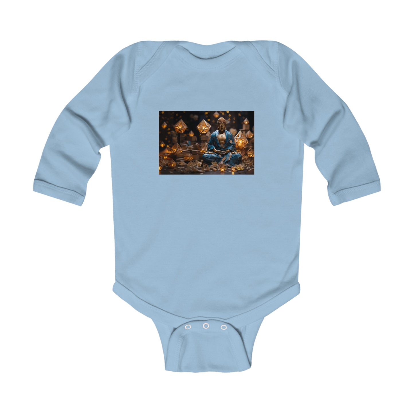 Ascending Buddah Series Print #3 Infant Long Sleeve Bodysuit