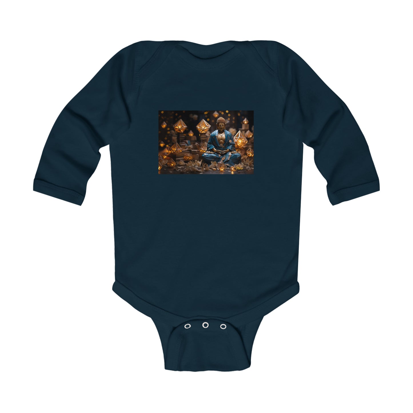 Ascending Buddah Series Print #3 Infant Long Sleeve Bodysuit