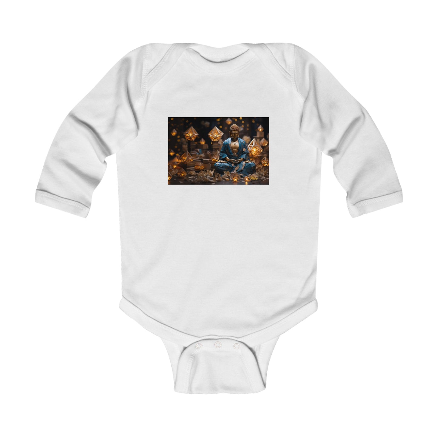 Ascending Buddah Series Print #3 Infant Long Sleeve Bodysuit