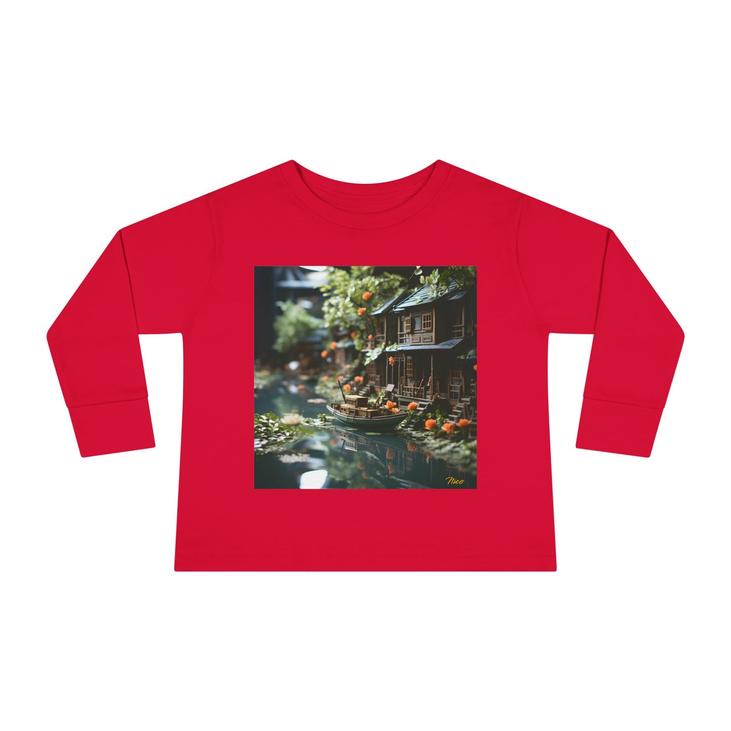 Born On A Bayou Series Print #9 Toddler Long Sleeve Tee