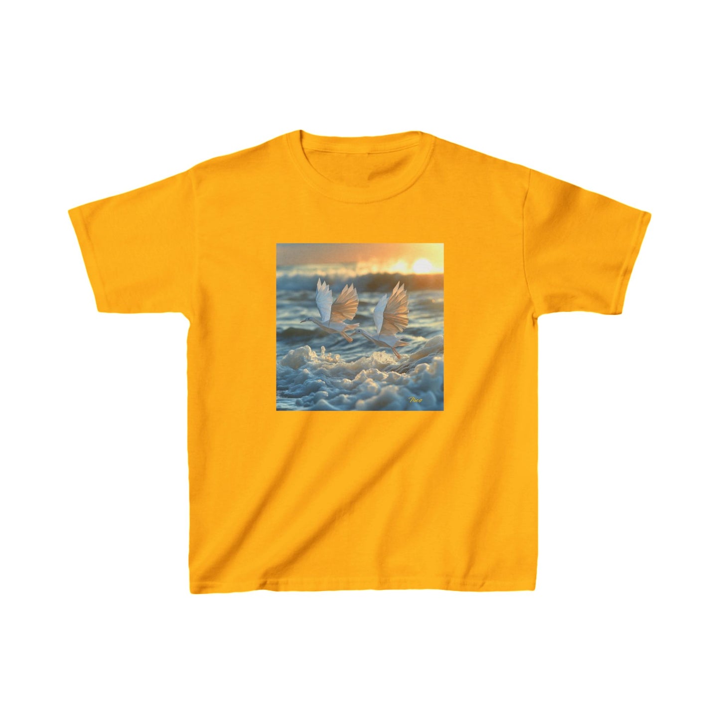 By The Seaside Series Print #5 Kids Heavy Cotton™ Tee