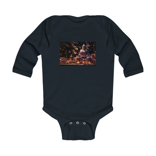 Ascending Buddah Series Print #6 Infant Long Sleeve Bodysuit