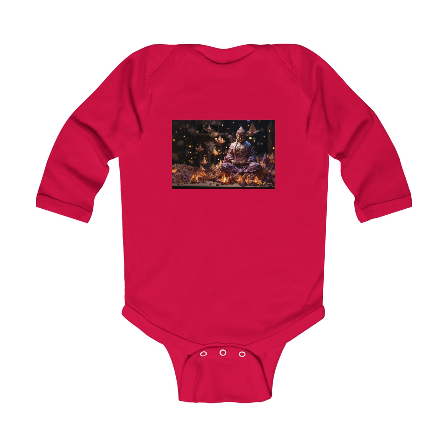 Ascending Buddah Series Print #6 Infant Long Sleeve Bodysuit