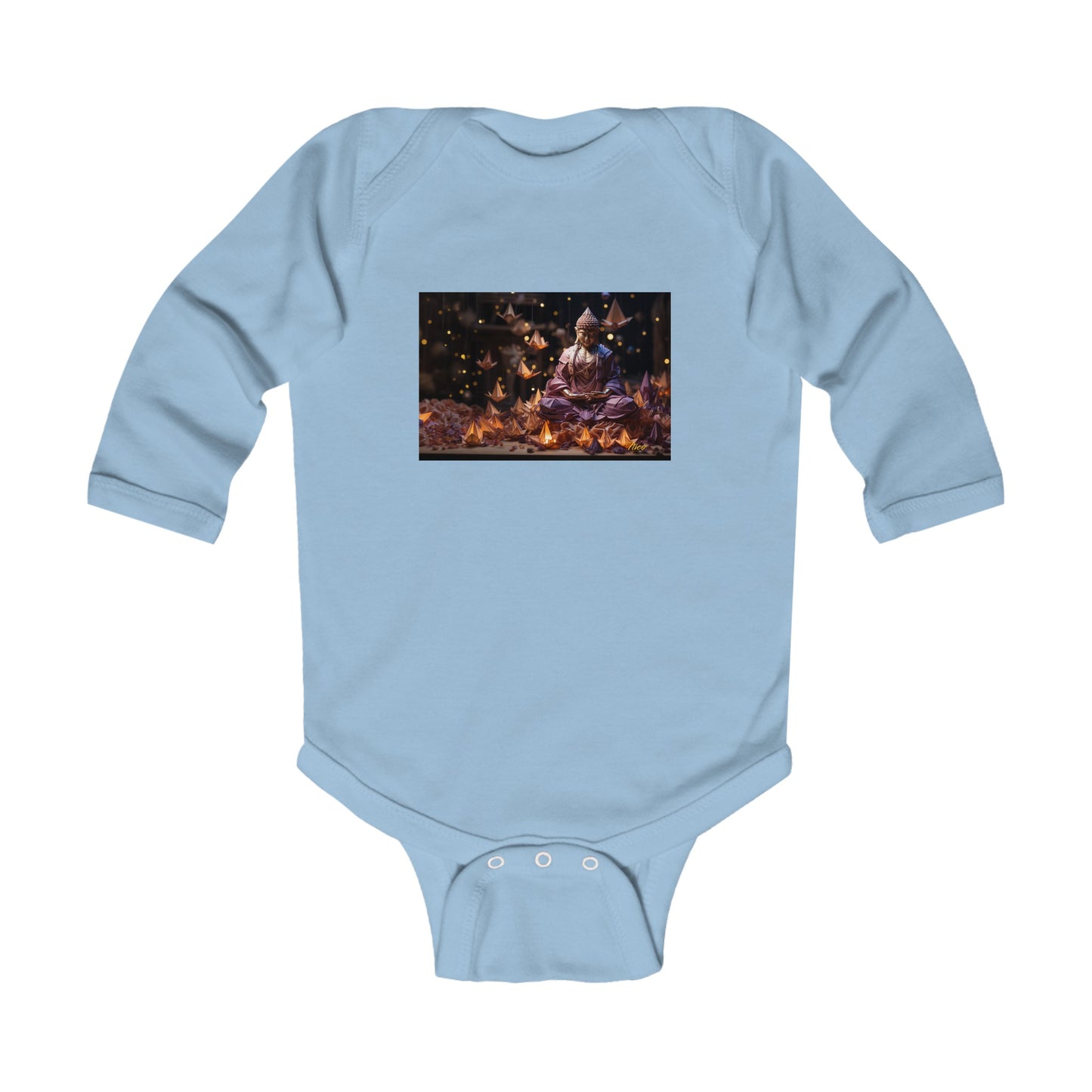 Ascending Buddah Series Print #6 Infant Long Sleeve Bodysuit