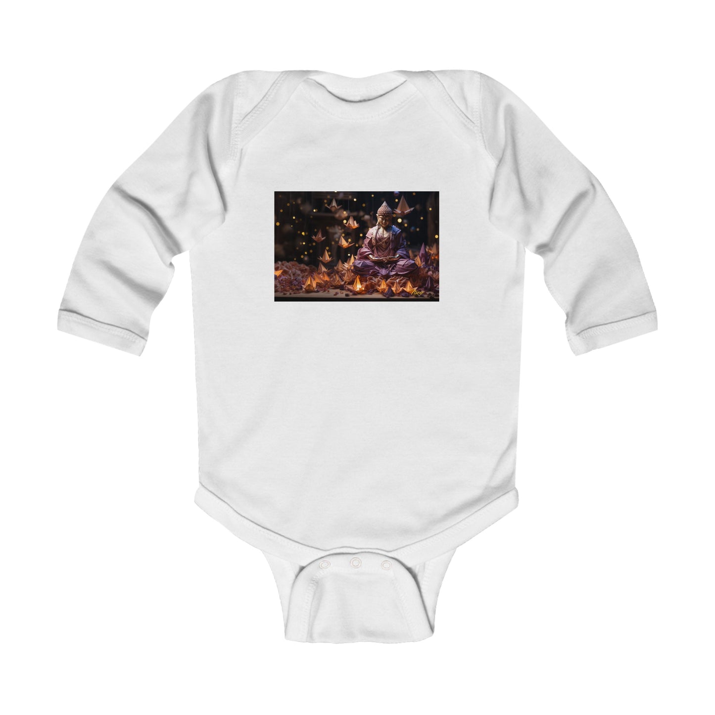 Ascending Buddah Series Print #6 Infant Long Sleeve Bodysuit