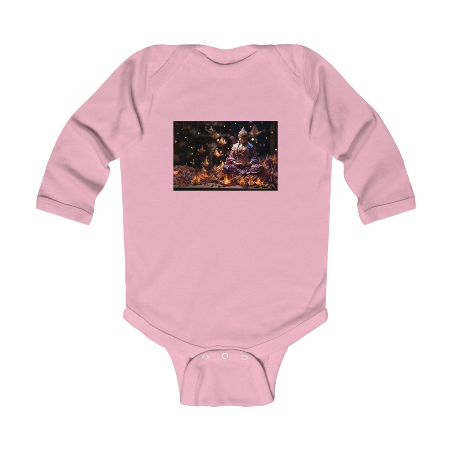 Ascending Buddah Series Print #6 Infant Long Sleeve Bodysuit