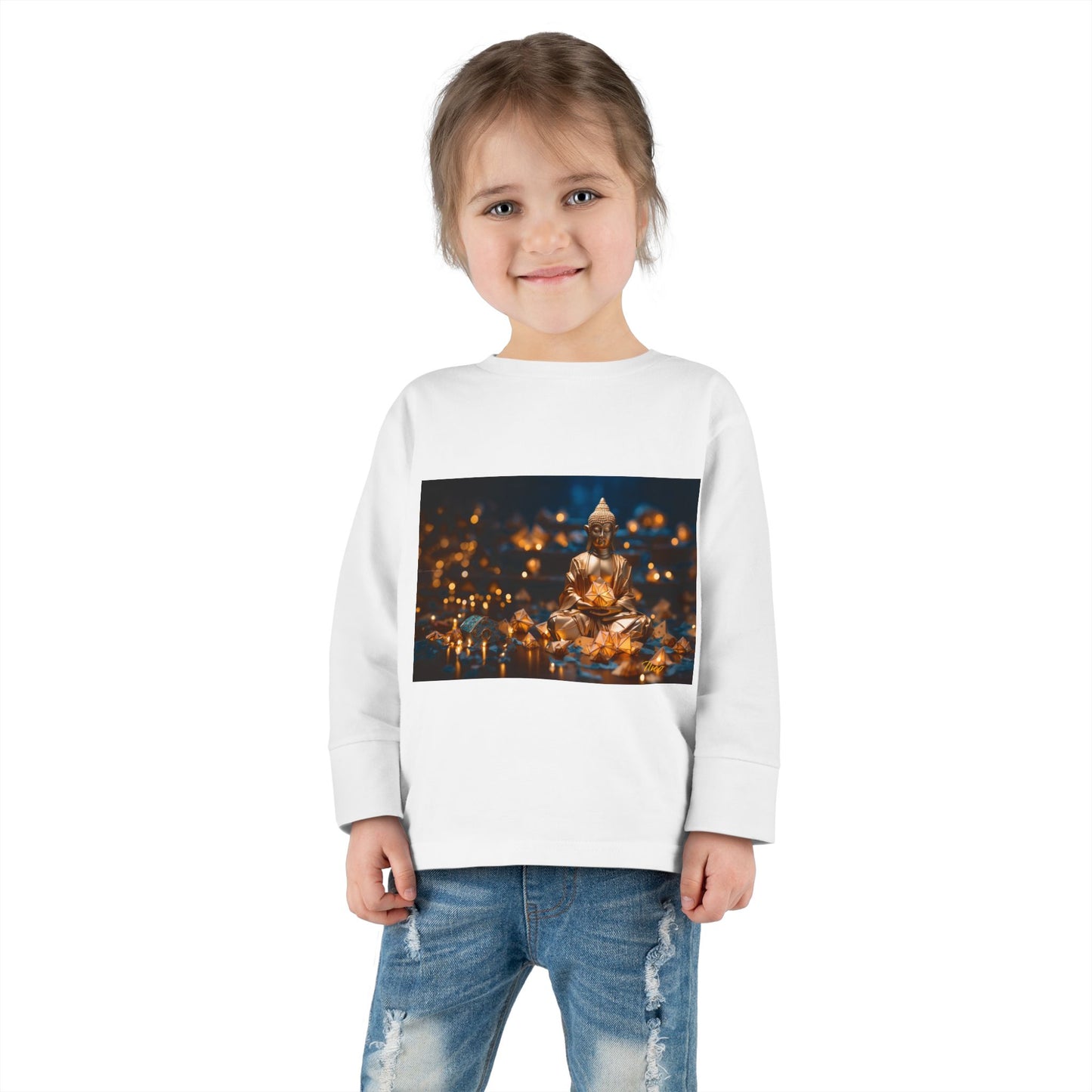 Ascending Buddha Series Print #10 Toddler Long Sleeve Tee