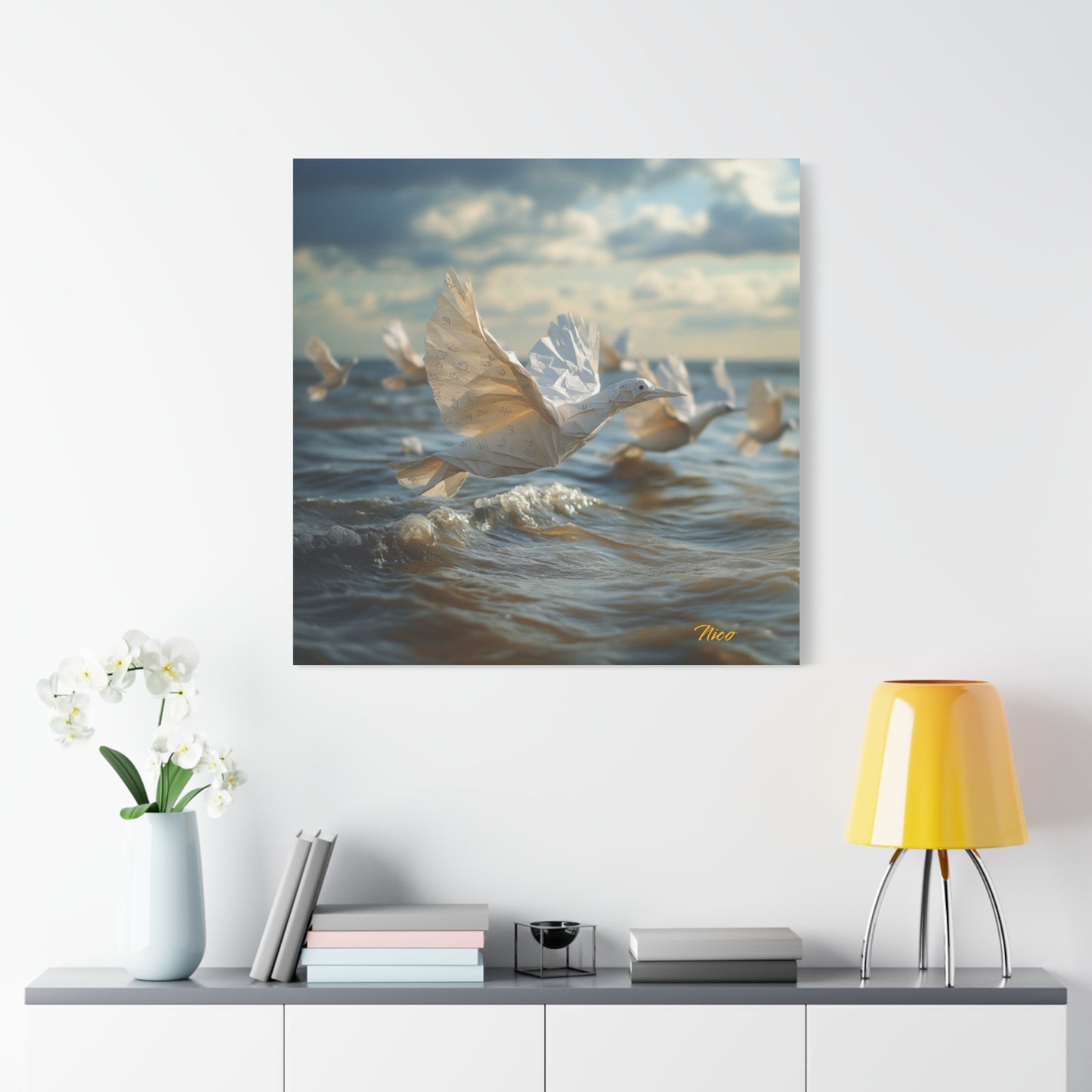 By The Seaside Series Print #8 - Streched Matte Canvas Print, 1.25" Thick