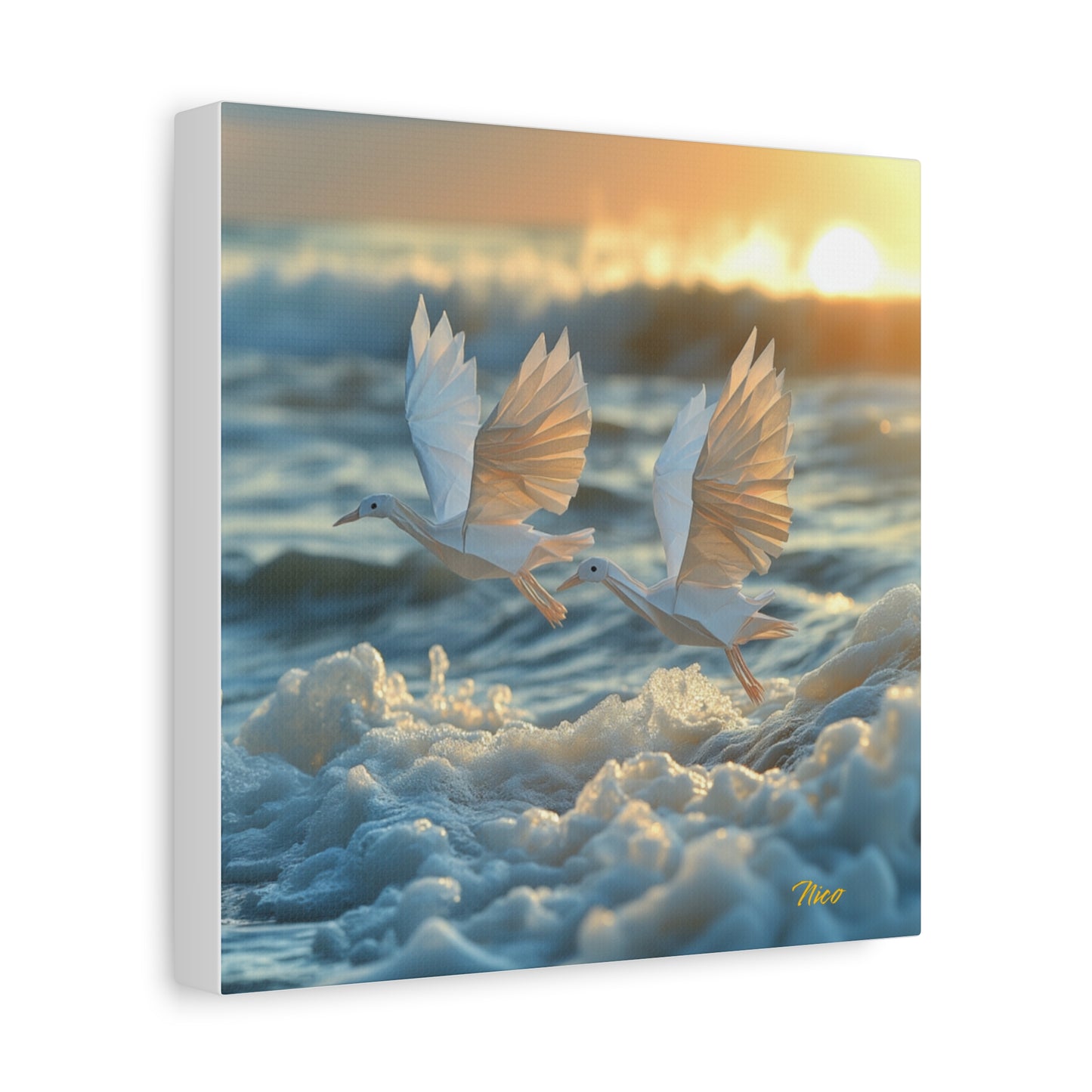 By The Seaside Series Print #5 - Streched Matte Canvas Print, 1.25" Thick