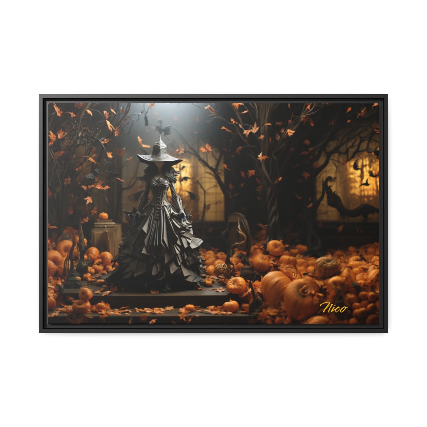 Halloween 2023 Series Print #10 - Black Framed Canvas Print