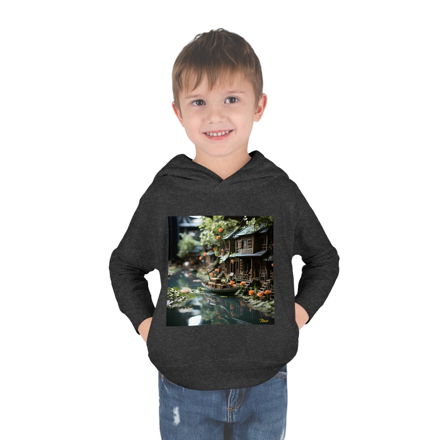 Born On A Bayou Series Print #9 Toddler Pullover Fleece Hoodie