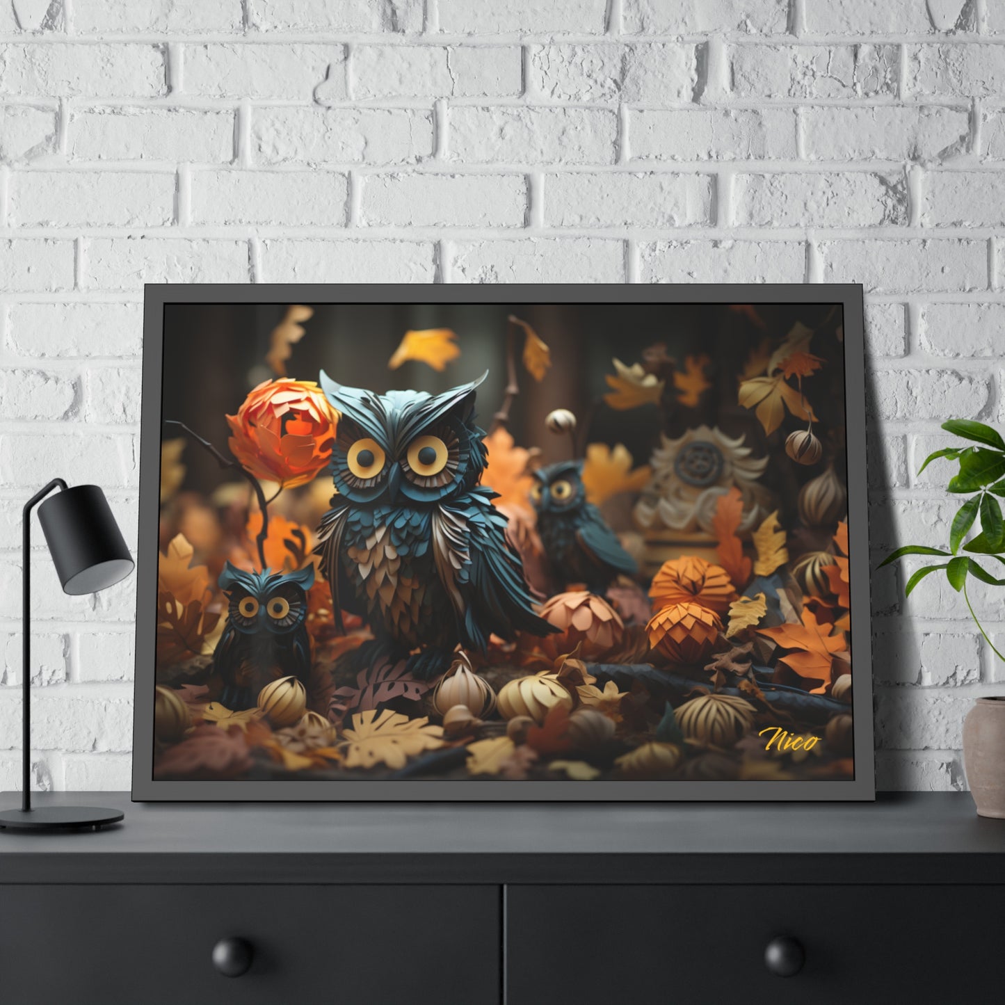 Halloween 2024 Series Print #8 - Framed Fine Art Paper Print