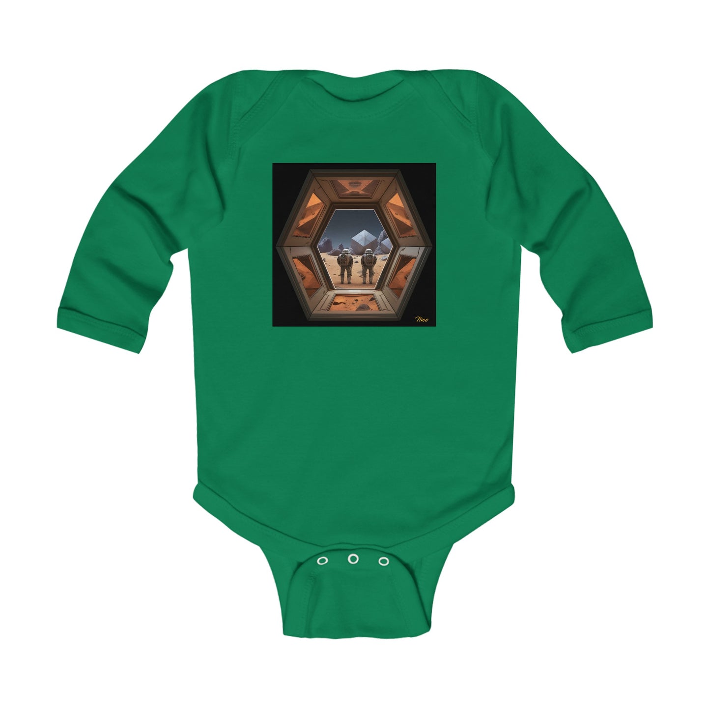 Elons' Dream Series Print #6 Infant Long Sleeve Bodysuit