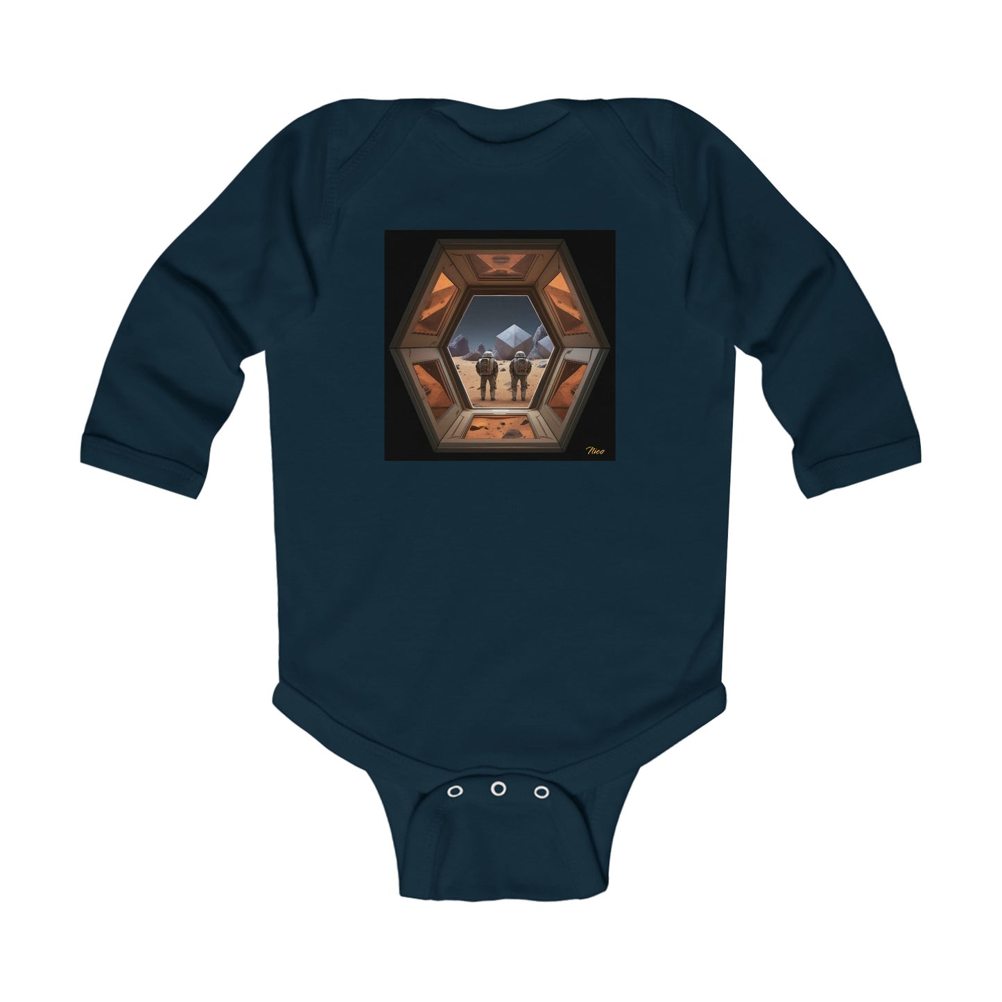 Elons' Dream Series Print #6 Infant Long Sleeve Bodysuit