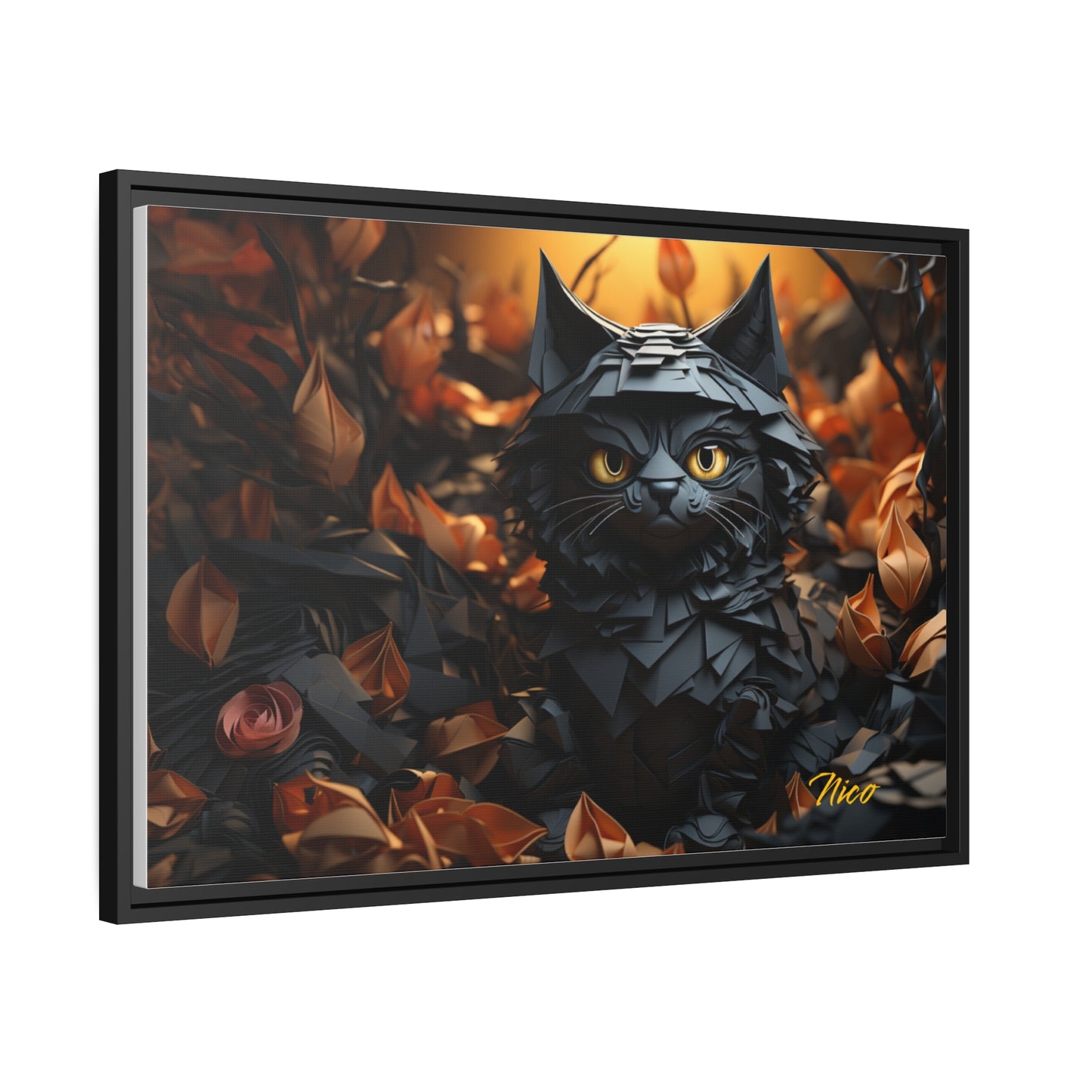 Halloween 2023 Series Print #2 - Black Framed Canvas Print