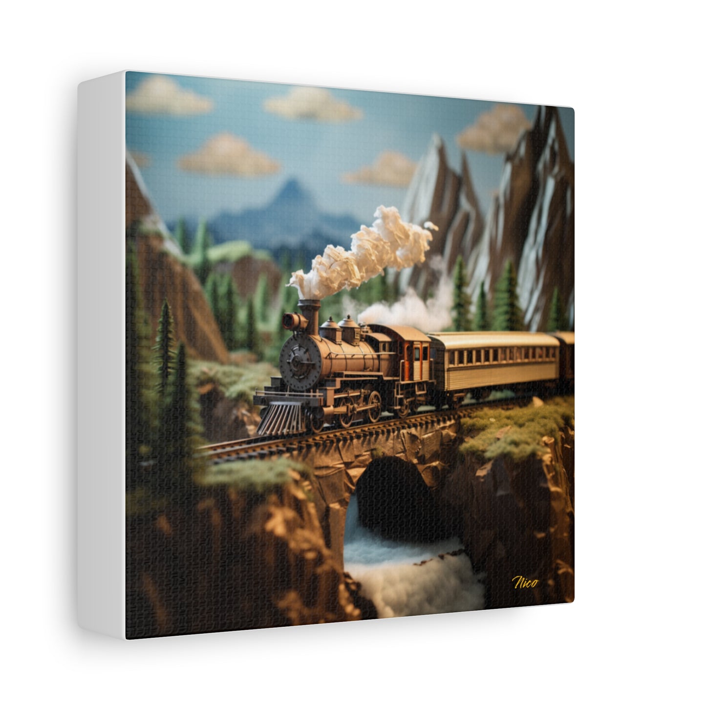 Orient Express Series Print #5 - Streched Matte Canvas Print, 1.25" Thick