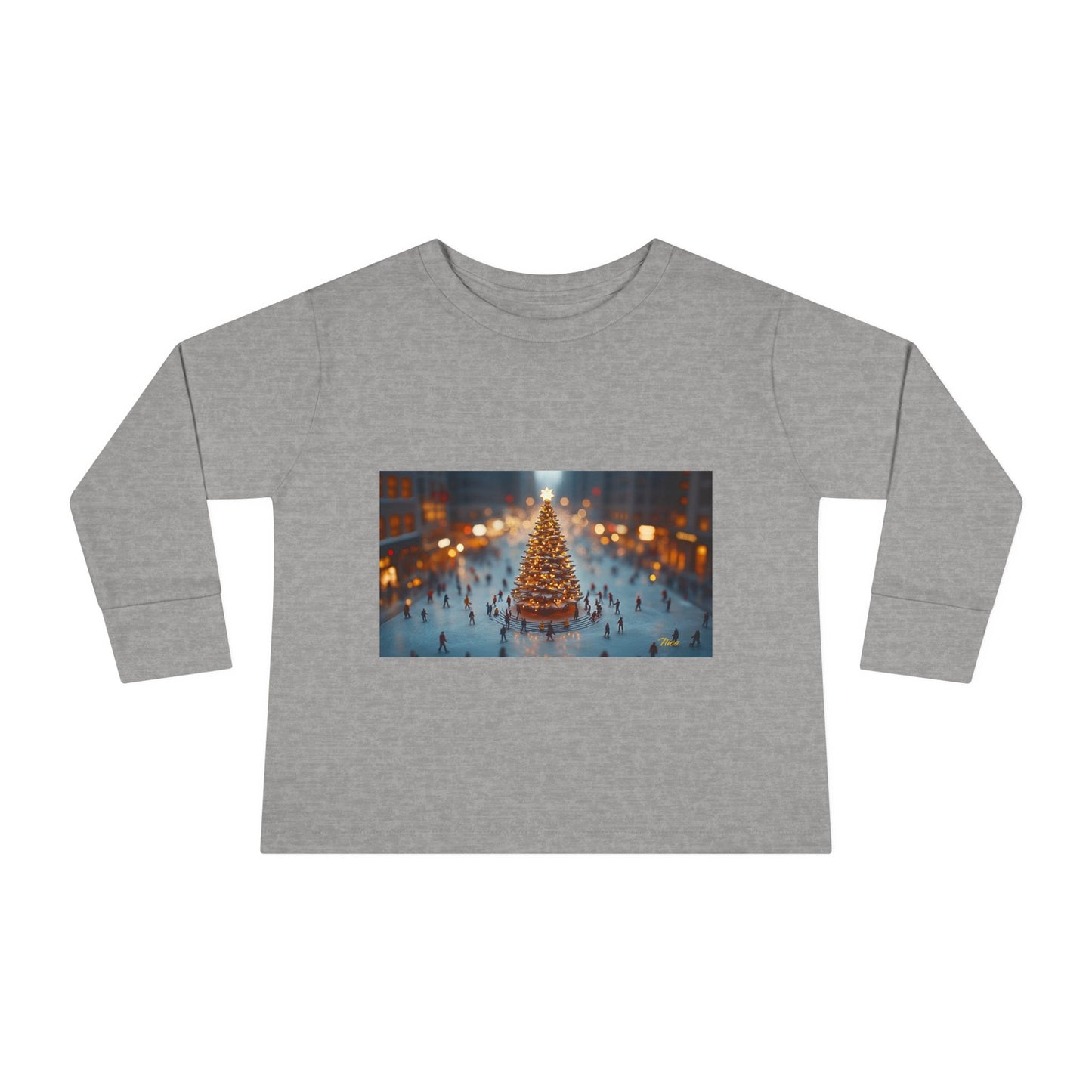 Chirstmas 2024 Series Print #7 Toddler Long Sleeve Tee