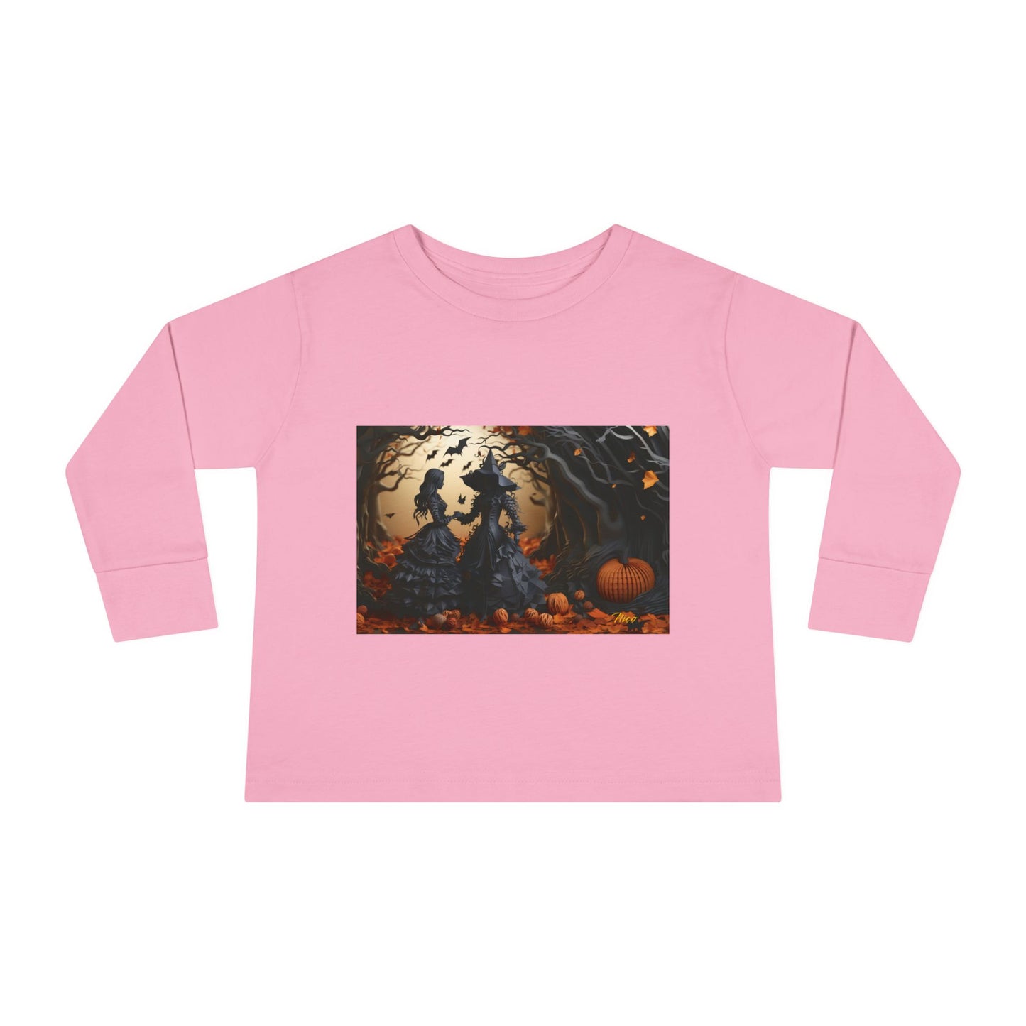 Halloween 2024 Series Print #9 Toddler Long Sleeve Tee