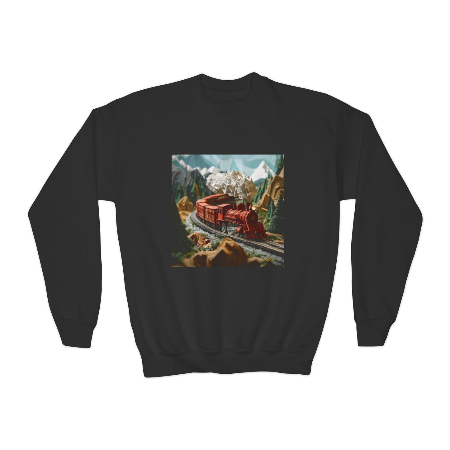 Orient Express Series Print #3 Youth Crewneck Sweatshirt