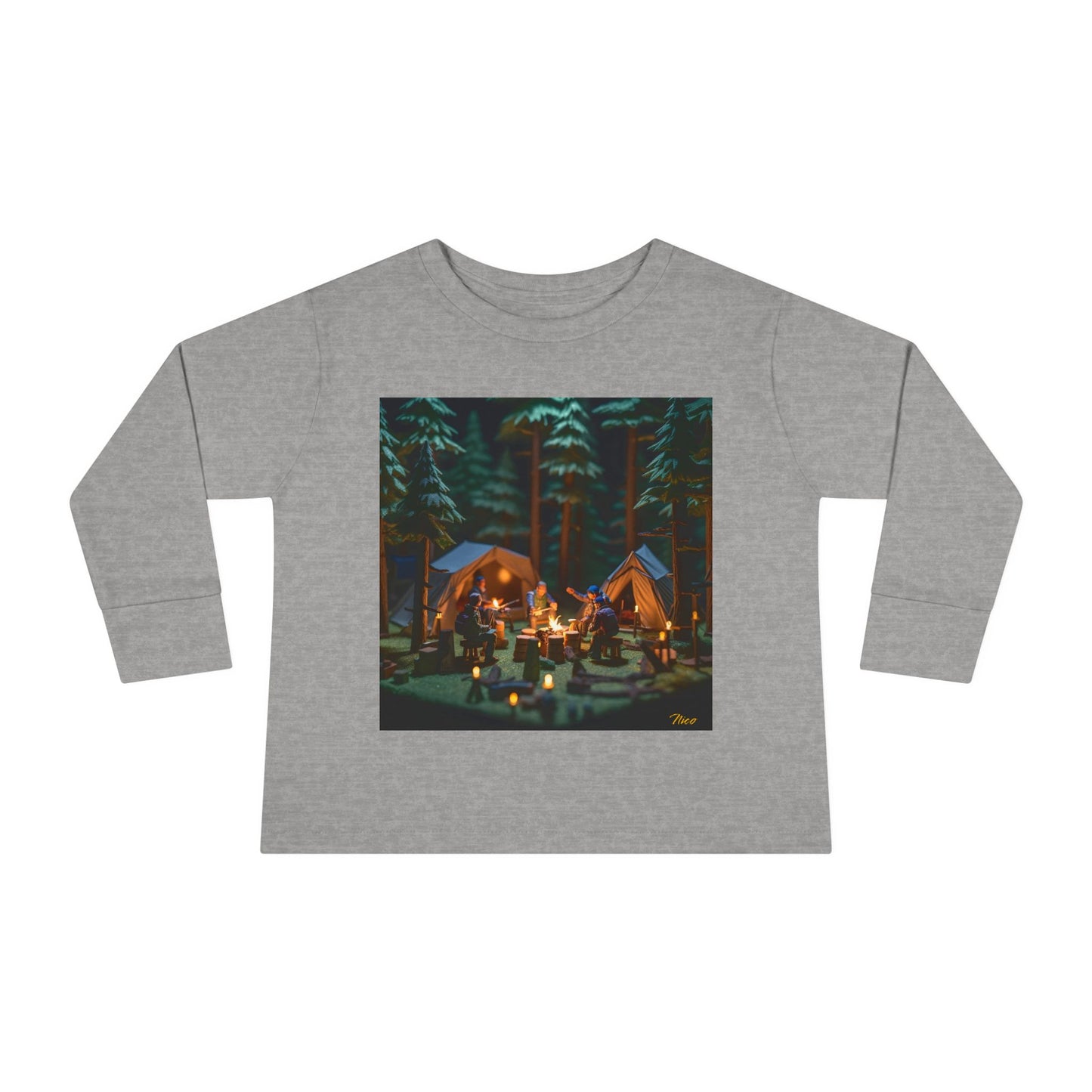 Under The Starry Skies Series Print #10 Toddler Long Sleeve Tee