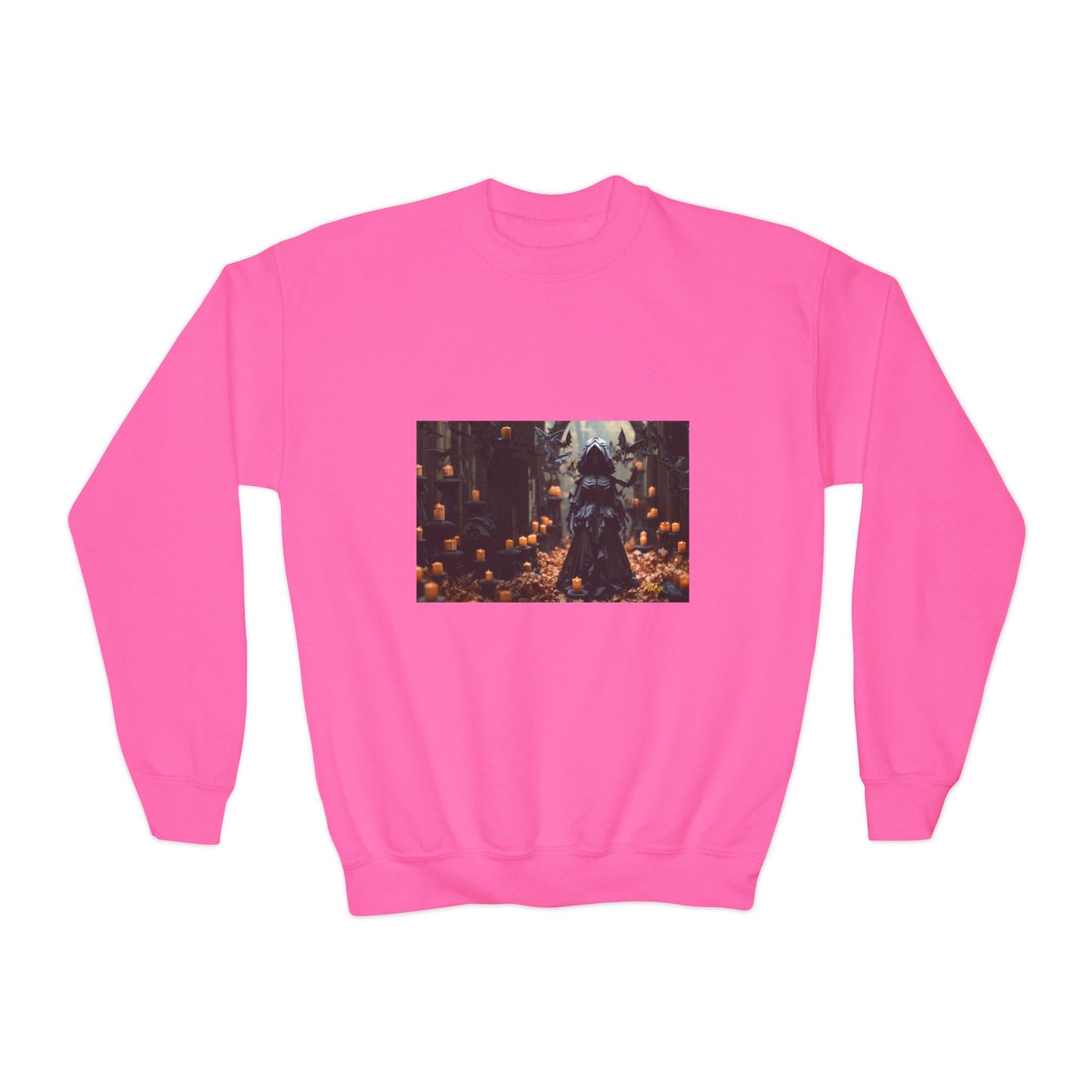 Halloween 2024 Series Print #5 Youth Crewneck Sweatshirt