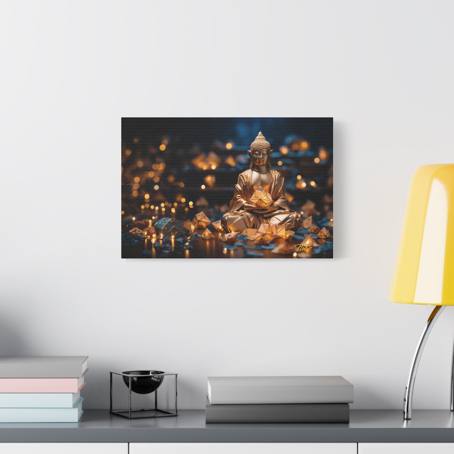 Ascending Buddha Series Print #9 - Streched Matte Canvas Print, 1.25" Thick