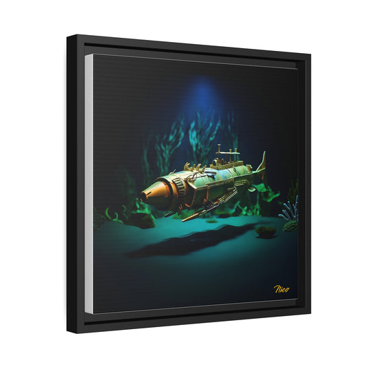 20,000 Under The Sea Series Print #6 - Black Framed Canvas Print