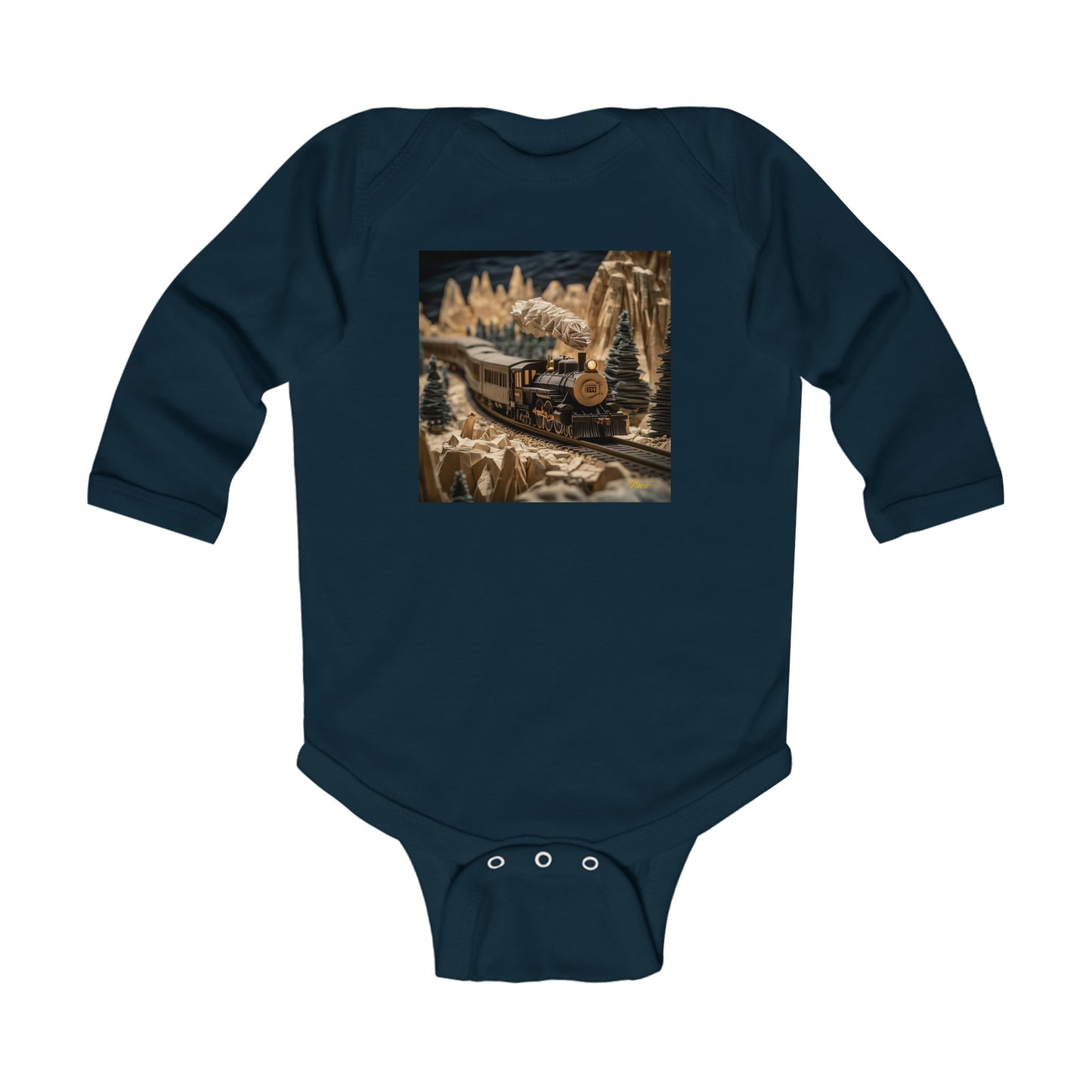 Orient Express Series Print #1 Infant Long Sleeve Bodysuit