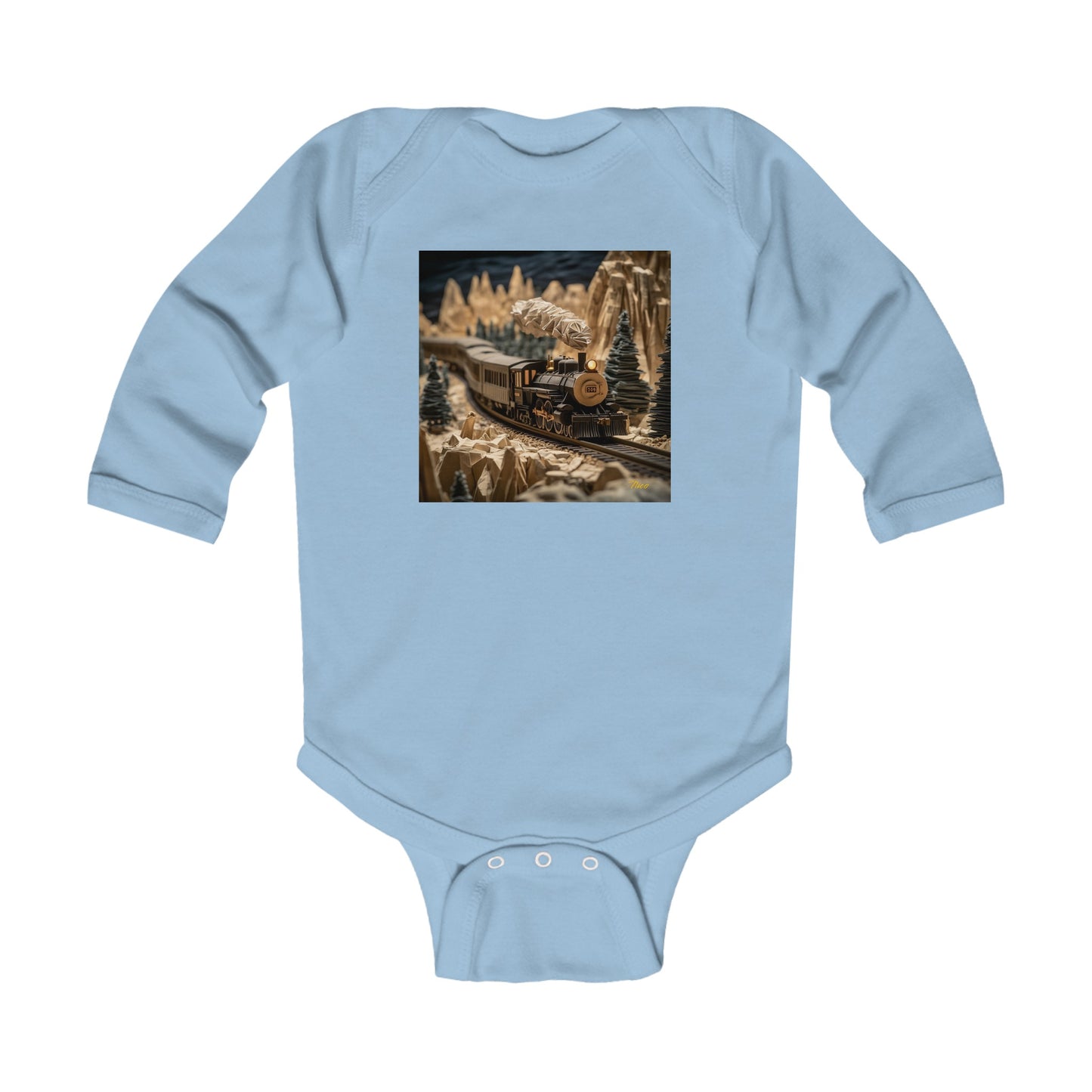 Orient Express Series Print #1 Infant Long Sleeve Bodysuit