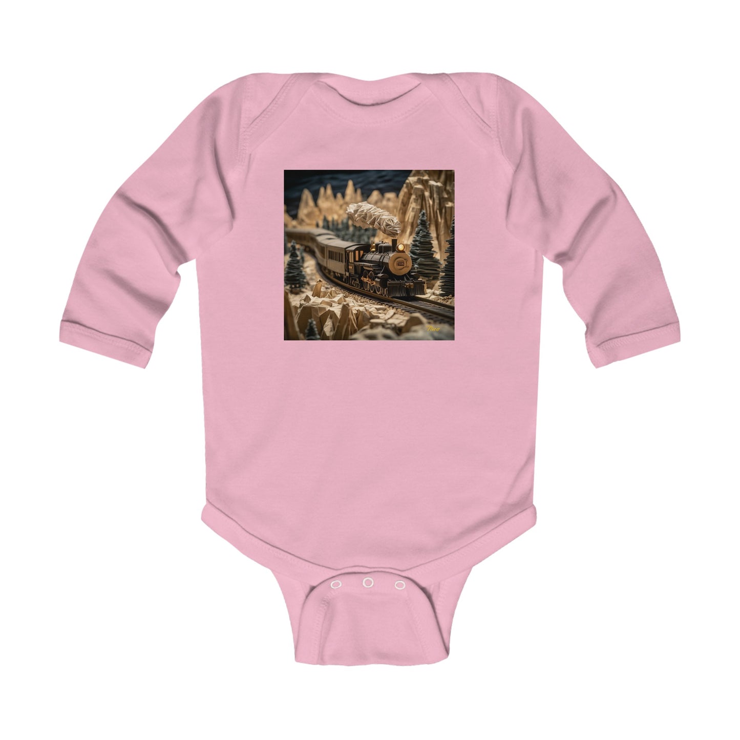 Orient Express Series Print #1 Infant Long Sleeve Bodysuit