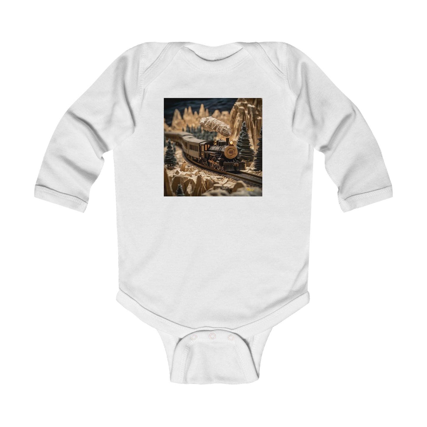 Orient Express Series Print #1 Infant Long Sleeve Bodysuit