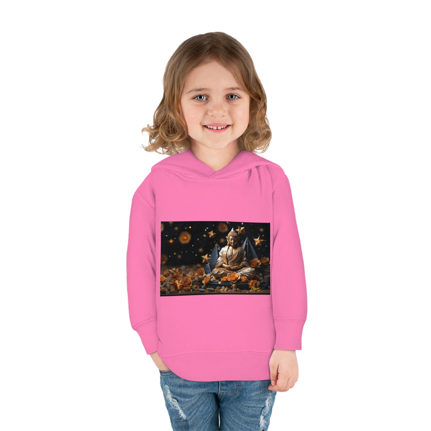 Ascending Buddah Series Print #5 Toddler Pullover Fleece Hoodie