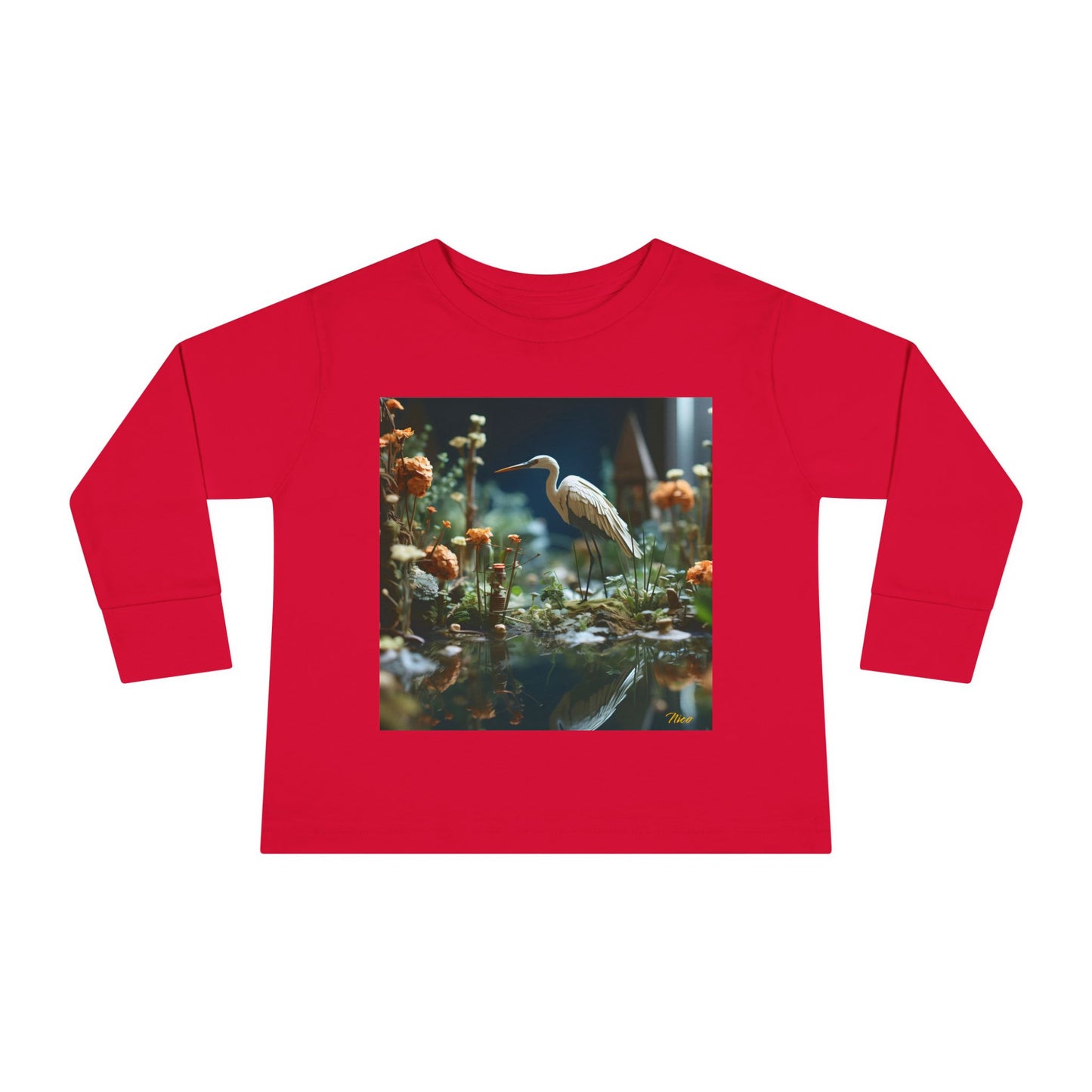 Born On A Bayou Series Print #1 Toddler Long Sleeve Tee