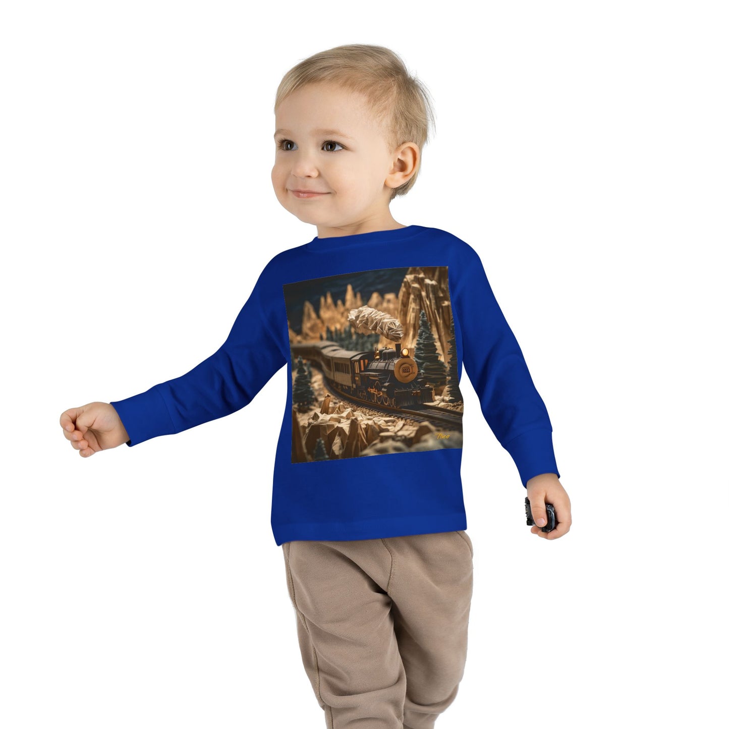 Orient Express Series Print #1 Toddler Long Sleeve Tee