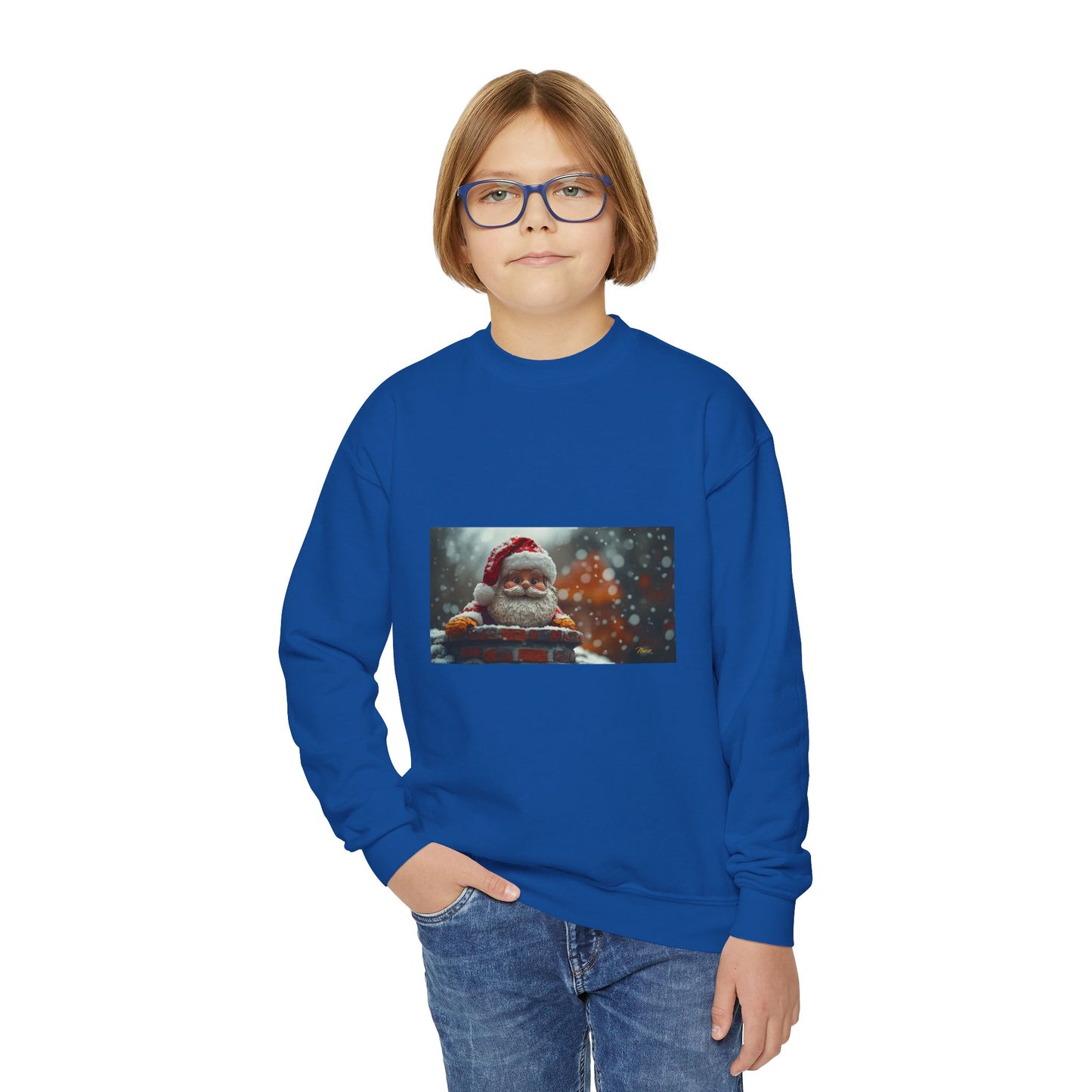 Chirstmas 2024 Series Print #6 Youth Crewneck Sweatshirt