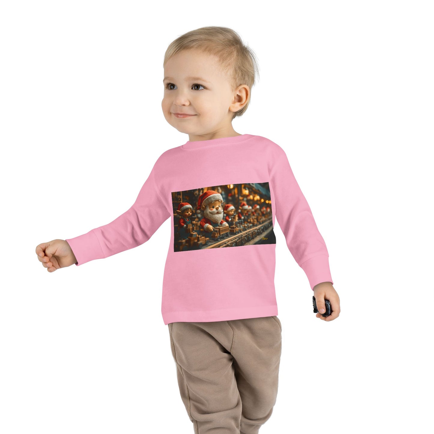 Chirstmas 2024 Series Print #3 Toddler Long Sleeve Tee