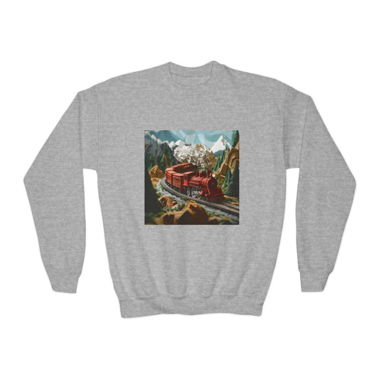 Orient Express Series Print #3 Youth Crewneck Sweatshirt