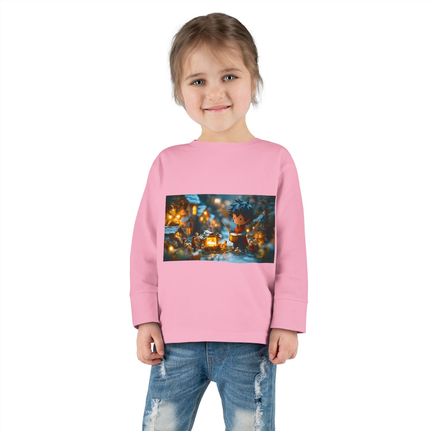 Chirstmas 2024 Series Print #8 Toddler Long Sleeve Tee