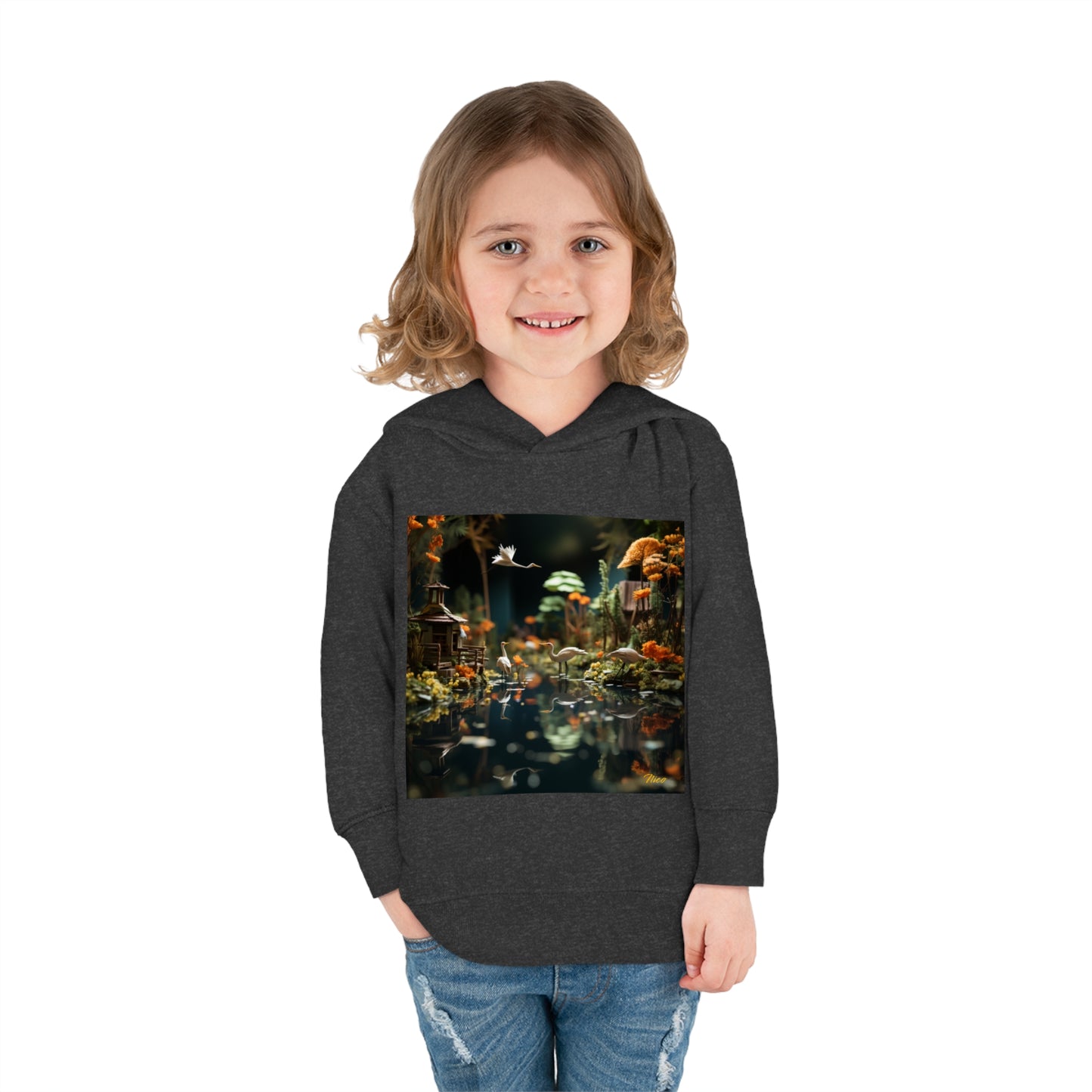 Born On A Bayou Series Print #6 Toddler Pullover Fleece Hoodie