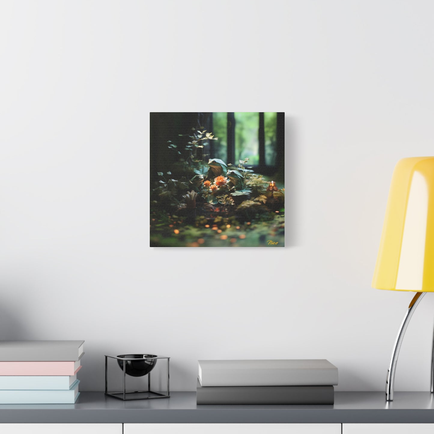 Relaxing By The Brook Series Print #1 - Streched Matte Canvas Print, 1.25" Thick